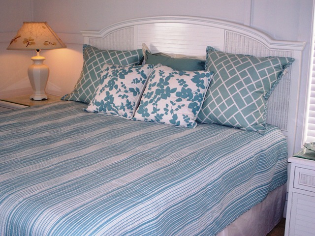 View of downstairs King Bedroom in GulfShores vacation rental
